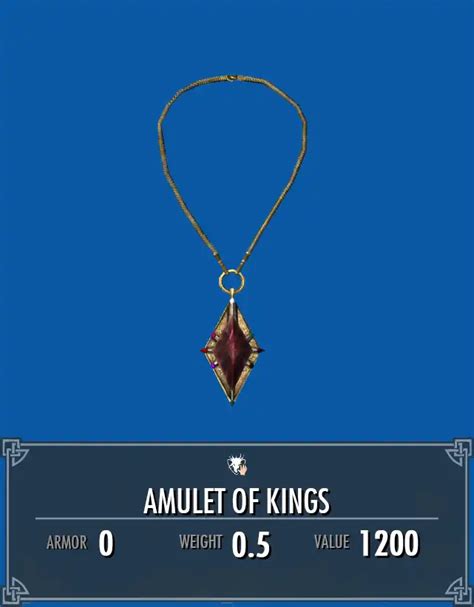 Counterfeit amulet of kings